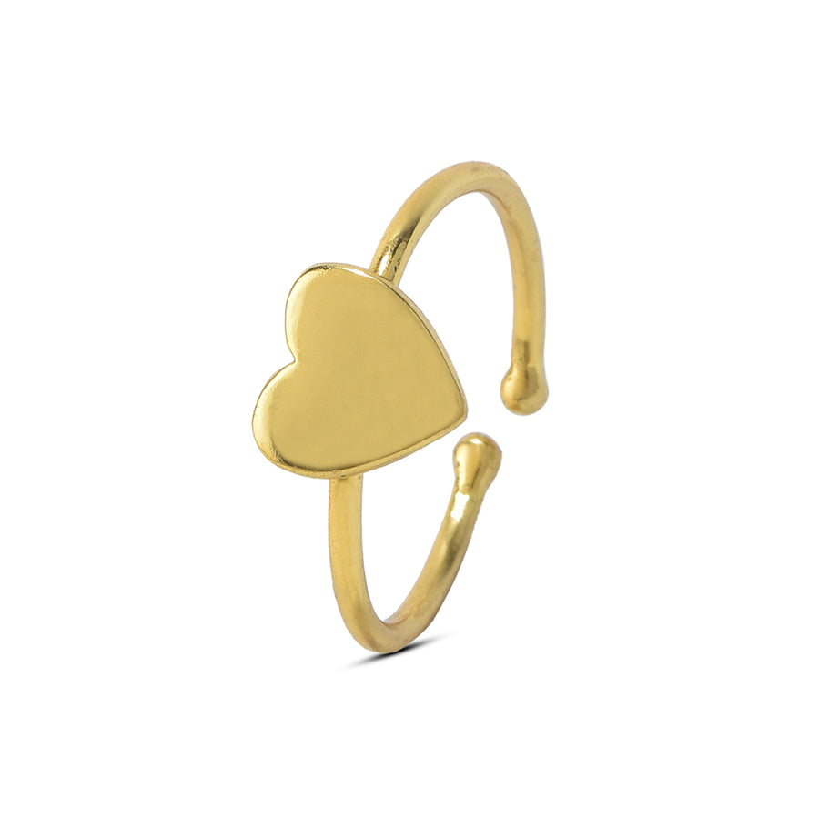 My Heart Ring -  92.5 Silver with 22k Gold Plating
