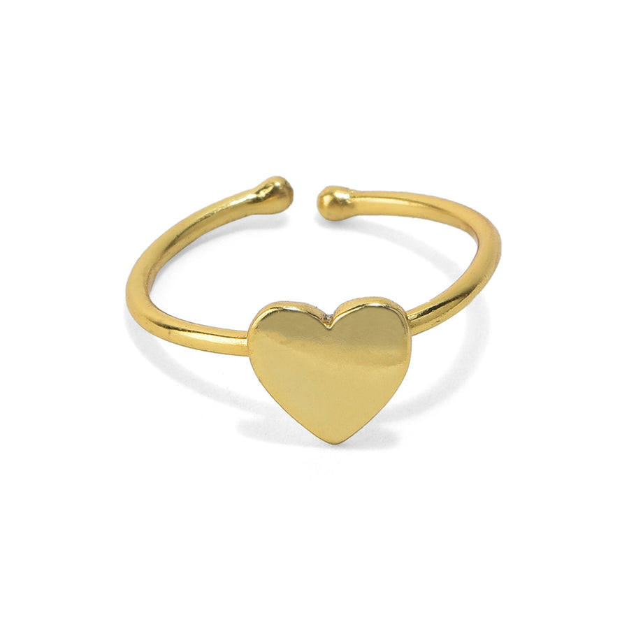 My Heart Ring -  92.5 Silver with 22k Gold Plating