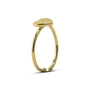 My Heart Ring -  92.5 Silver with 22k Gold Plating