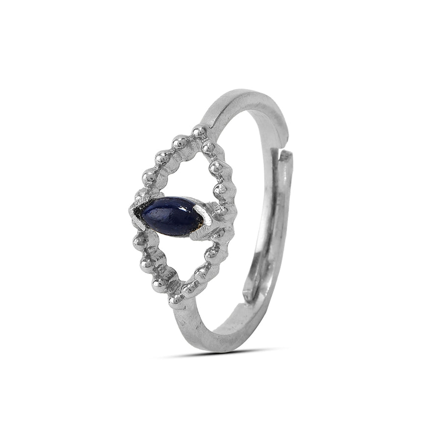 RING - EvilEye Nazar Lapis Ring in 92.5 Silver