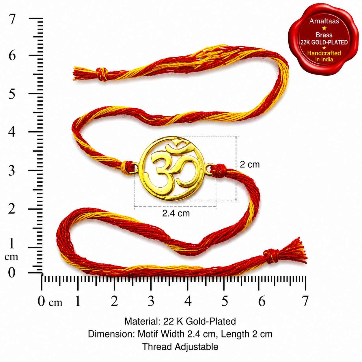 RAKHI – 22k OM Gold-plated
