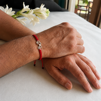 Shiv Om Damru 92.5 Silver Bracelet