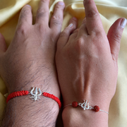 COUPLE - Mahadev's Trishul 92.5 Silver Bracelets