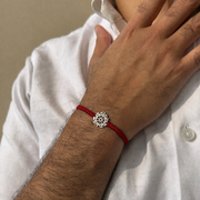 MEN - Sudarshan Chakra 92.5 Silver Bracelet