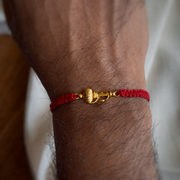 Vayuputra Gada Bracelet - Blessed 22k Gold-plated