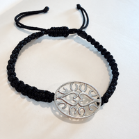 EvilEye Heartline in 92.5 Silver Bracelet