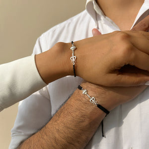 COUPLE- Shivastra 92.5 Silver Bracelet