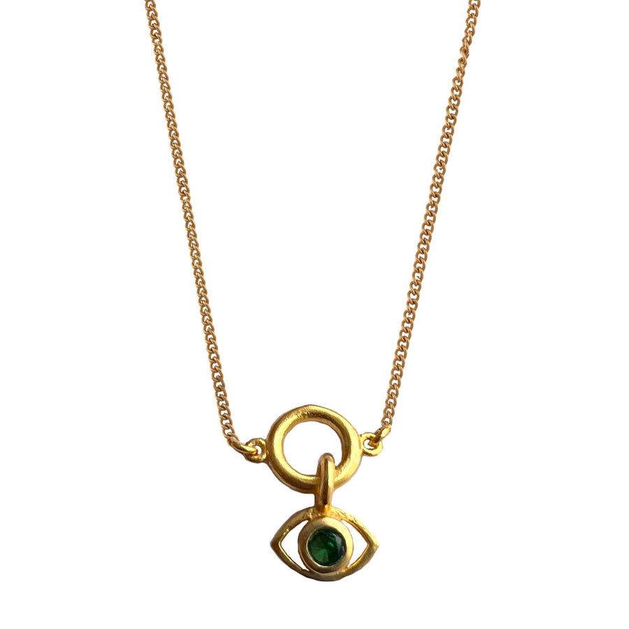 Green Necklace - EvilEye EyeCandy