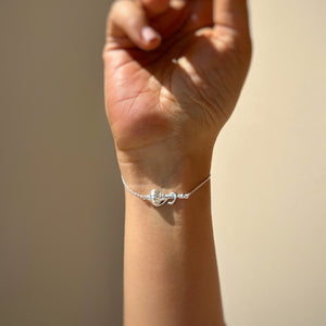 WOMEN Blessed Hands - Vayuputra Gada 92.5 Silver Bracelet