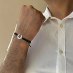 Men's (Unisex)- HorseShoe 92.5 Silver Bracelet