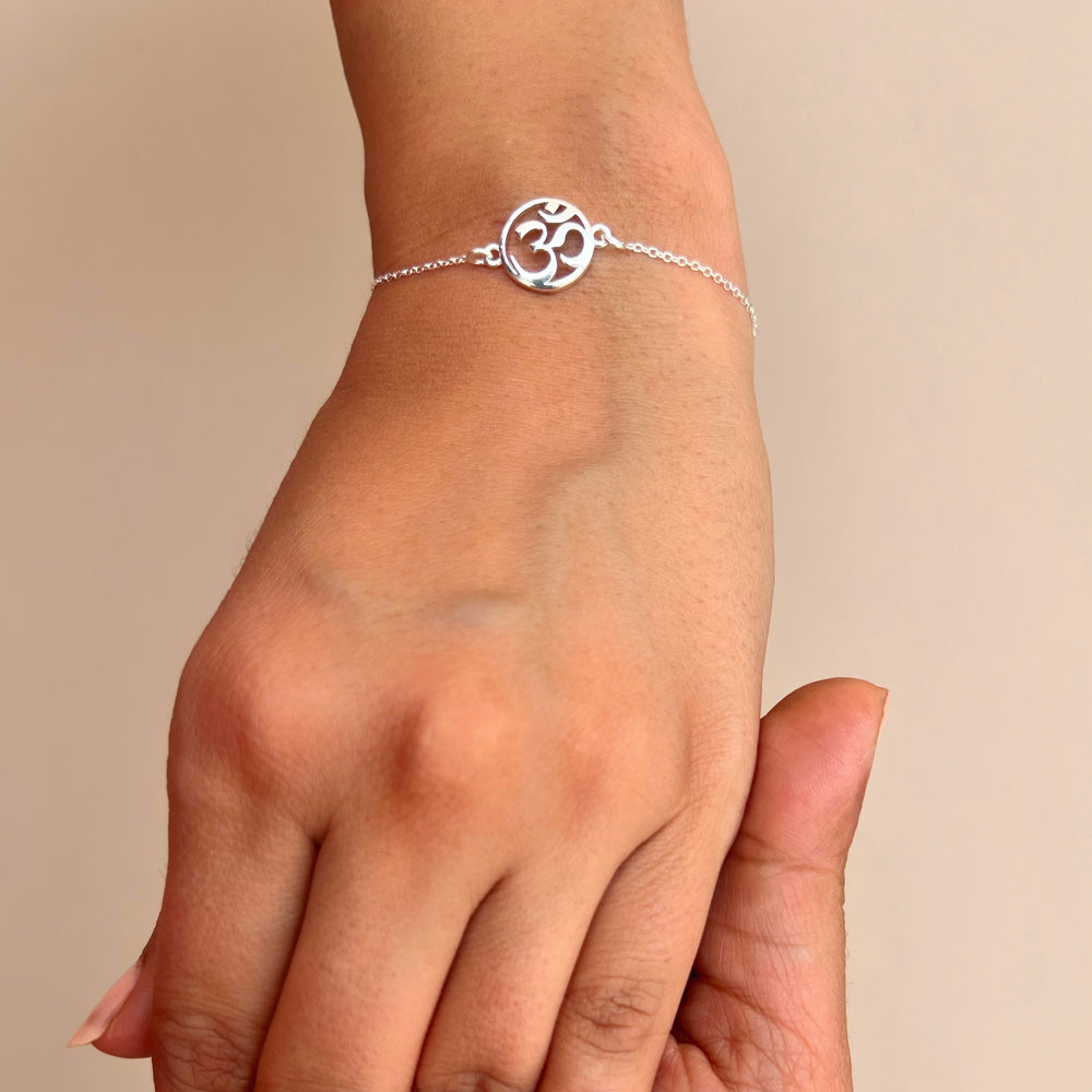 WOMEN - OM Chain 92.5 Silver Bracelet