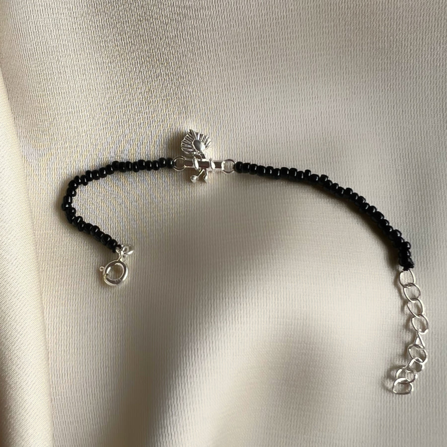 KIDS - Thakurji MorPankh 92.5 Silver Bracelet (Single)