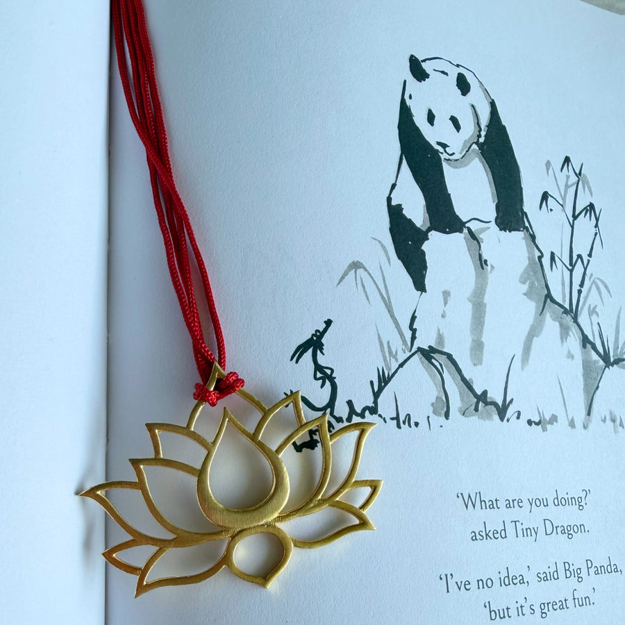 Lotus Charm Bookmark