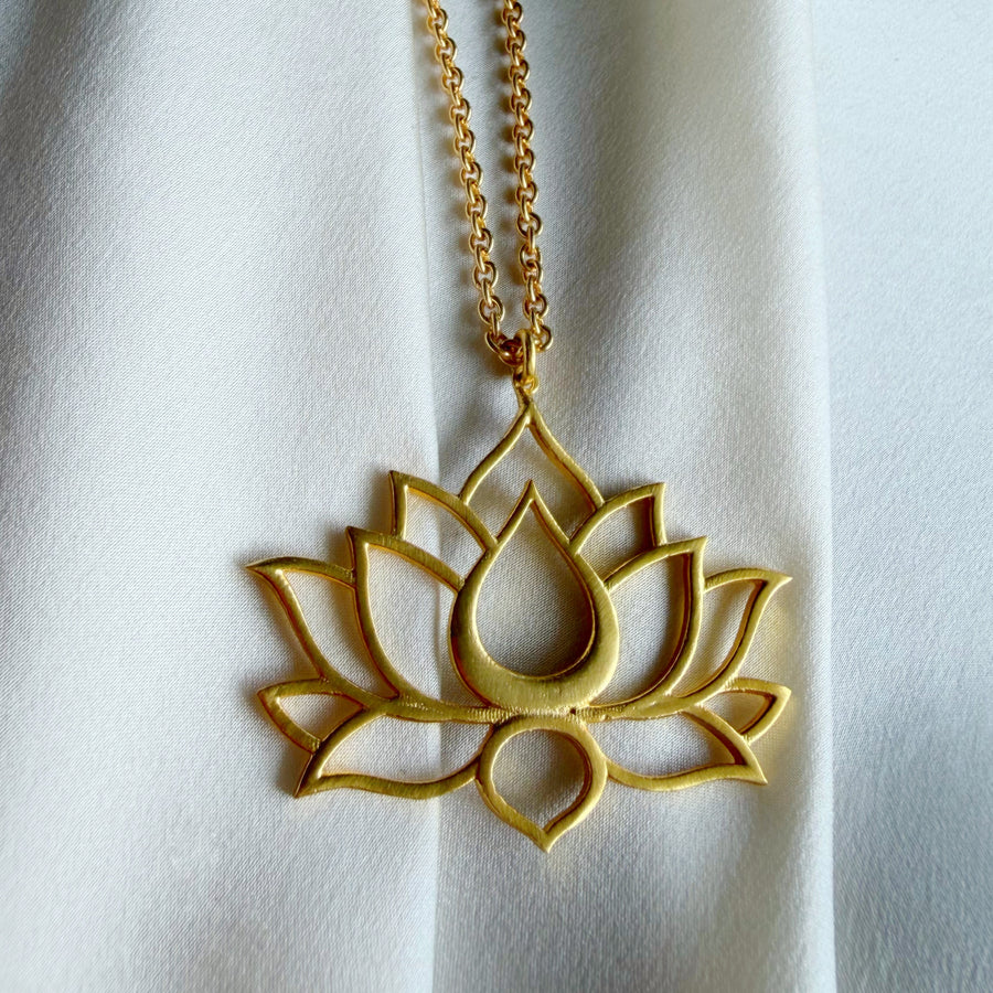 Lakshmi's Lotus Necklace