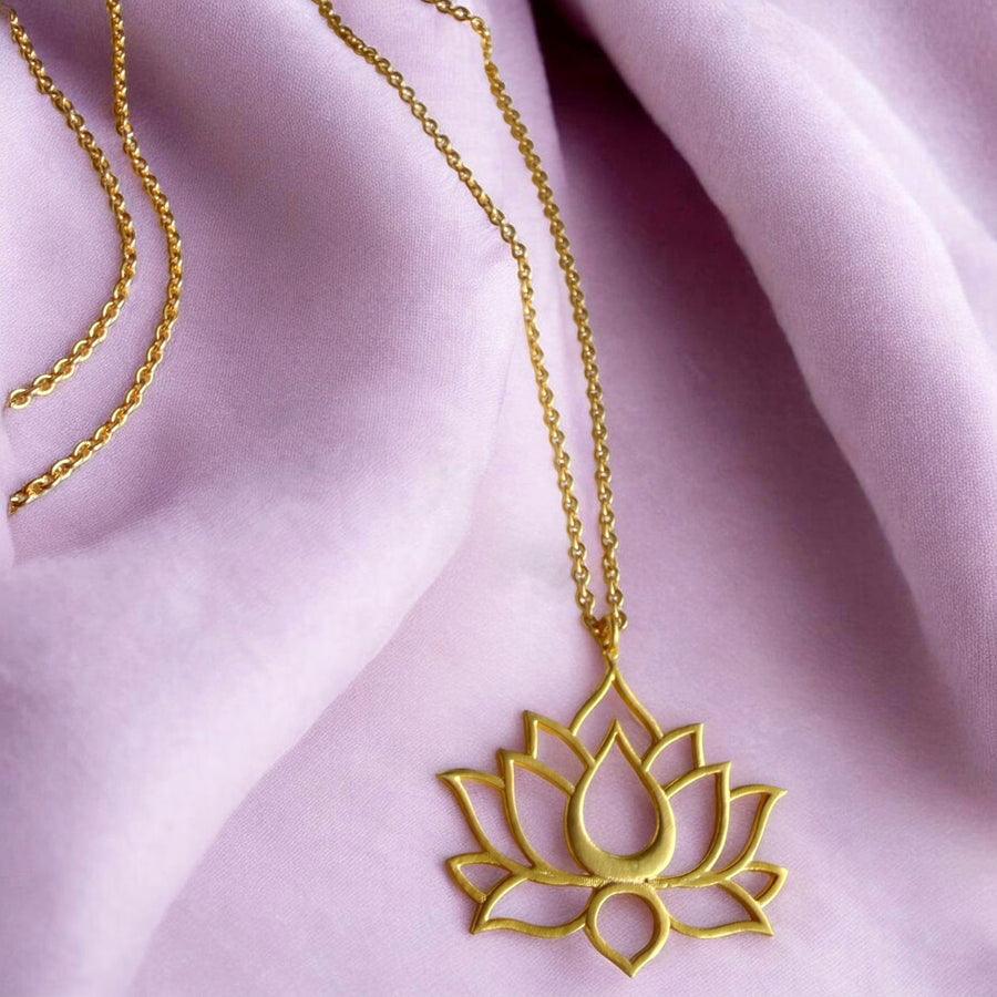 Lakshmi's Lotus Necklace