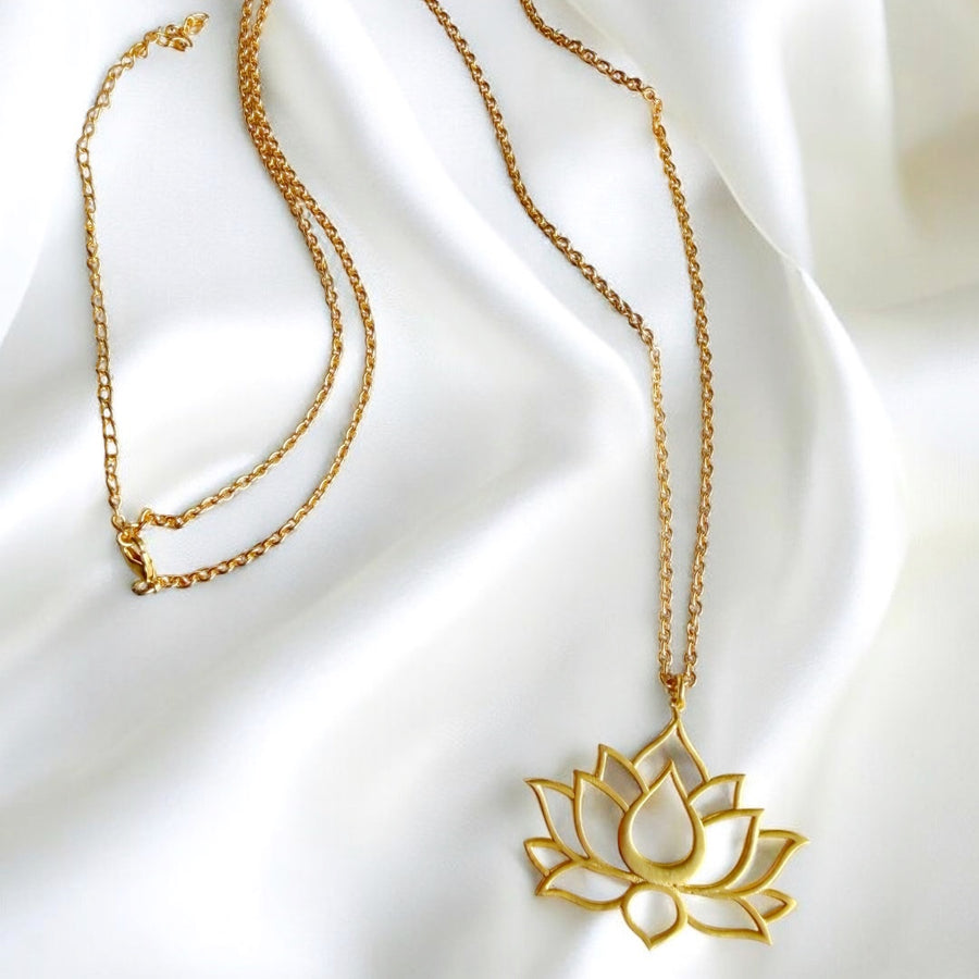 Lakshmi's Lotus Necklace