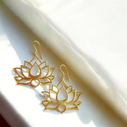 Lotus Statement Earrings