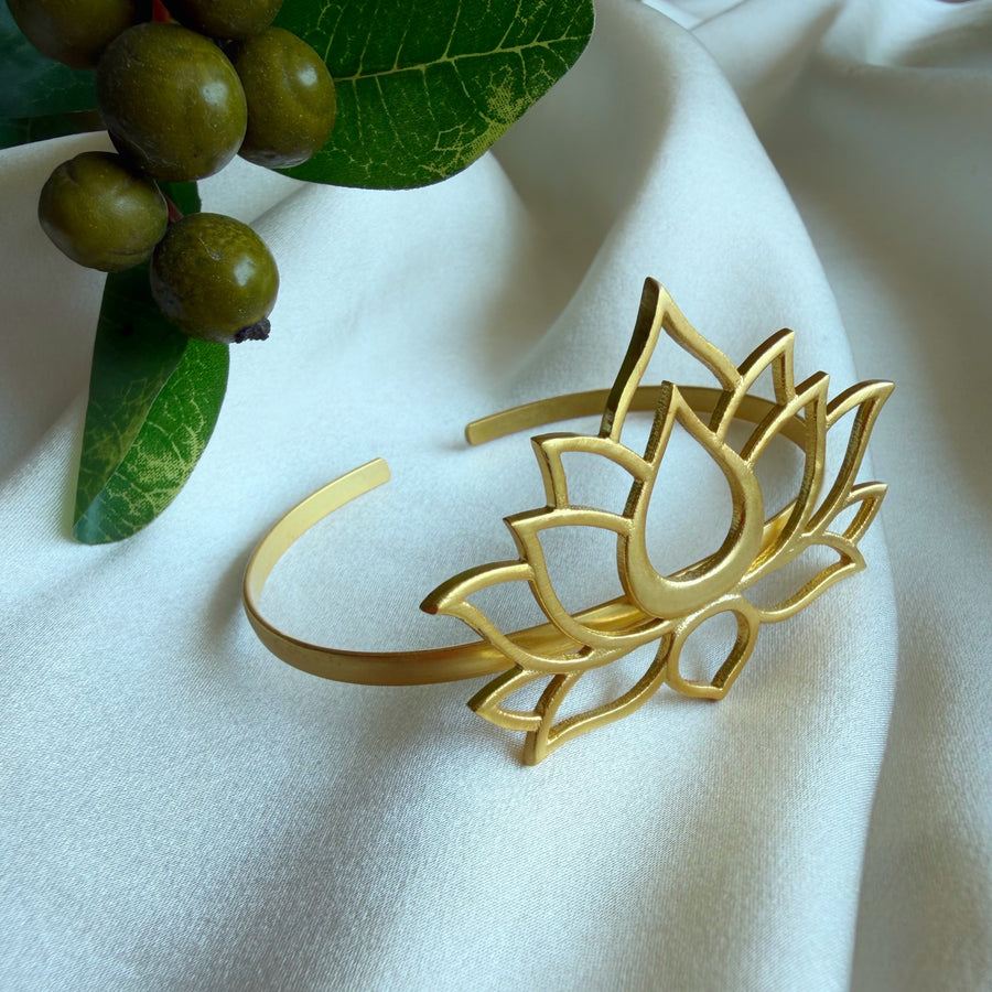 Lotus in Bloom Arm Cuff