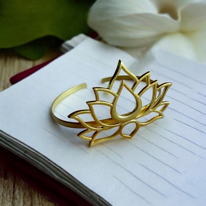 Lotus in Bloom Arm Cuff