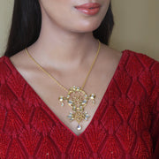 Sitara Statement Peacock Long Necklace