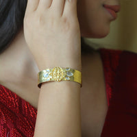 Sitara Broad Cuff Evileye Sparkle