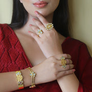 Sitara Broad Cuff Evileye Sparkle