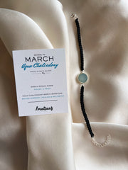 March Birthstone – Aqua Chalcedony 92.5 Silver Bracelet