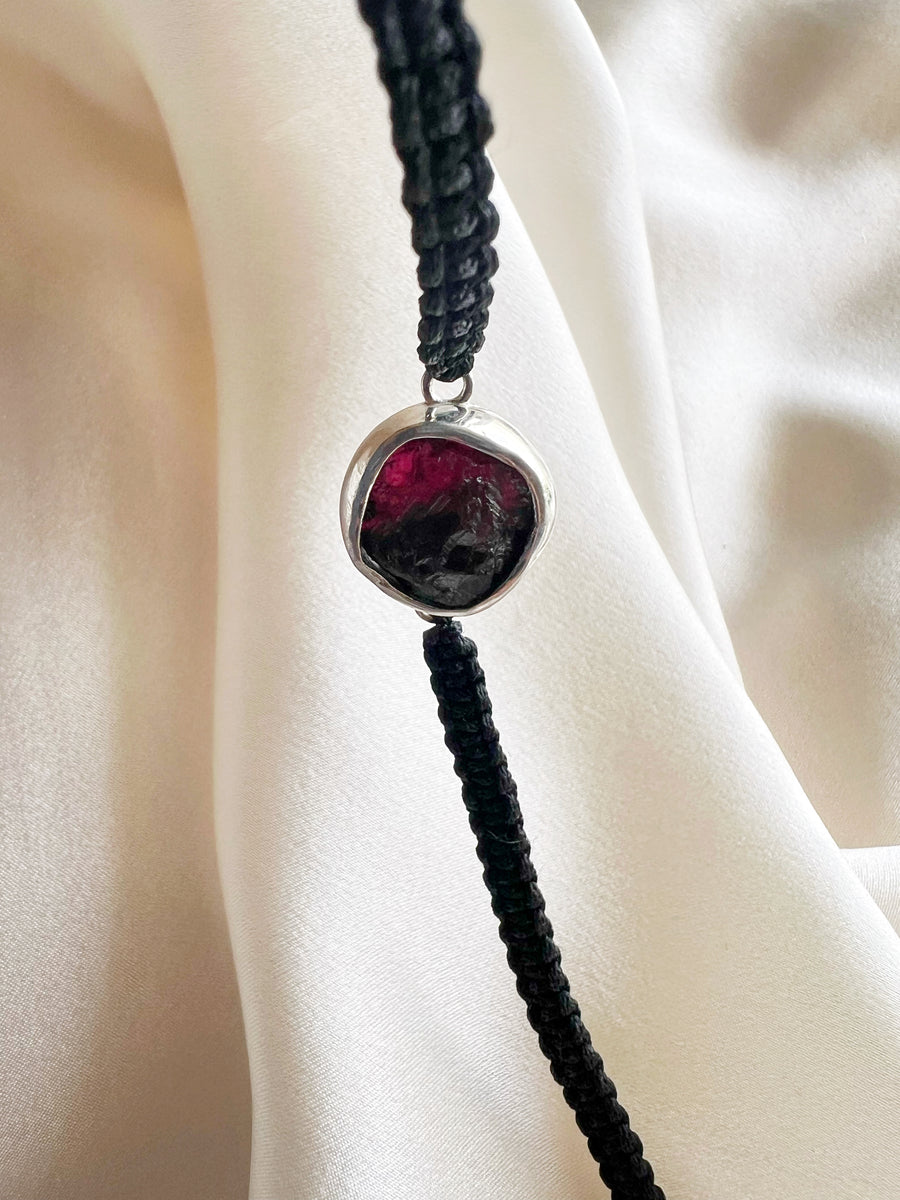 January Birthstone – Garnet 92.5 Silver Bracelet