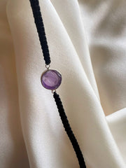 February Birthstone – Amethyst 92.5 Silver Bracelet