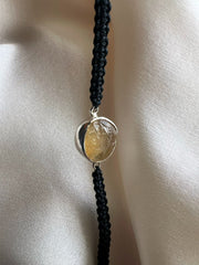 November Birthstone – Citrine 92.5 Silver Bracelet