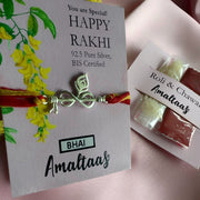 RAKHI - Forever Thakurji Love 92.5 Silver Rakhi