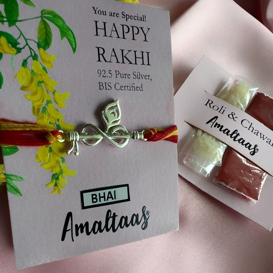 RAKHI - Forever Thakurji Love 92.5 Silver Rakhi