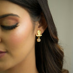 Mini Pink Dreamcatcher Earring