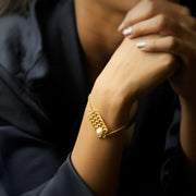 Freshwater Pearl Chevron Chic Bracelet