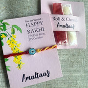 KIDS RAKHI - Nazar EvilEye Enamel – 92.5 Silver Rakhi