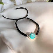MEN - Neelkanth Blue Turquoise 92.5 Silver Bracelet