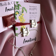 COMBO RAKHI – Lotus of Protection 92.5 Silver Rakhi
