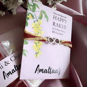 RAKHI - Forever Bhai Infinity Rakhi 92.5 Silver
