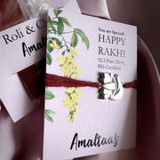 RAKHI - Lotus of Protection 92.5 Silver Rakhi