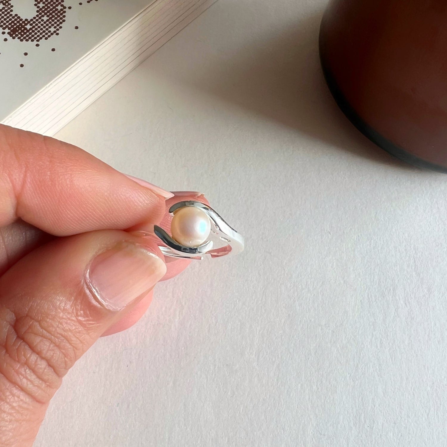 WOMEN RING - Pearl Perfect 92.5 Silver Ring