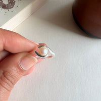 WOMEN RING - Pearl Perfect 92.5 Silver Ring