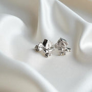 EARRING - Thakurji  Morpankh 92.5 Silver Studs