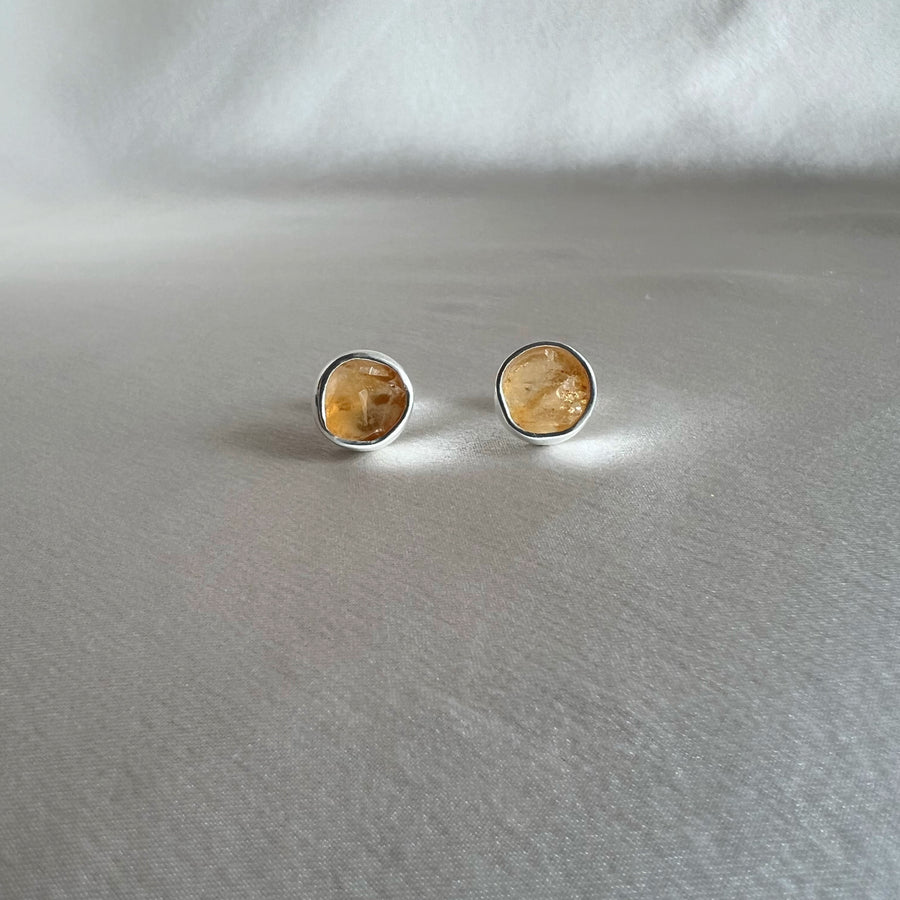Citrine Sun Kissed Studs