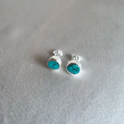 Blue Turquoise Sea Studs