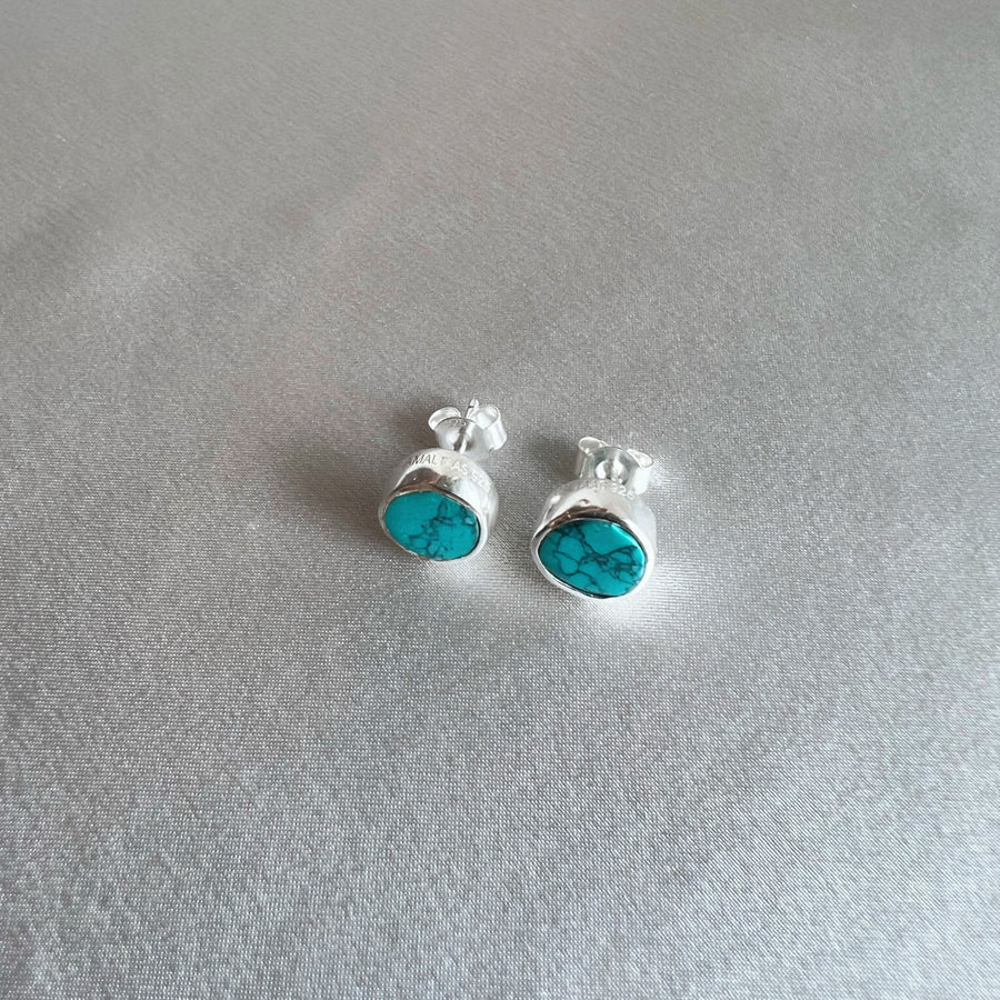 Blue Turquoise Sea Studs