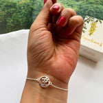 WOMEN Blessed Hands - OM 92.5 Silver Bracelet