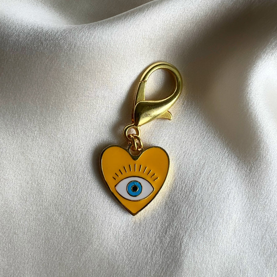 PREORDER - Pet Protection EvilEye - Heart Charm