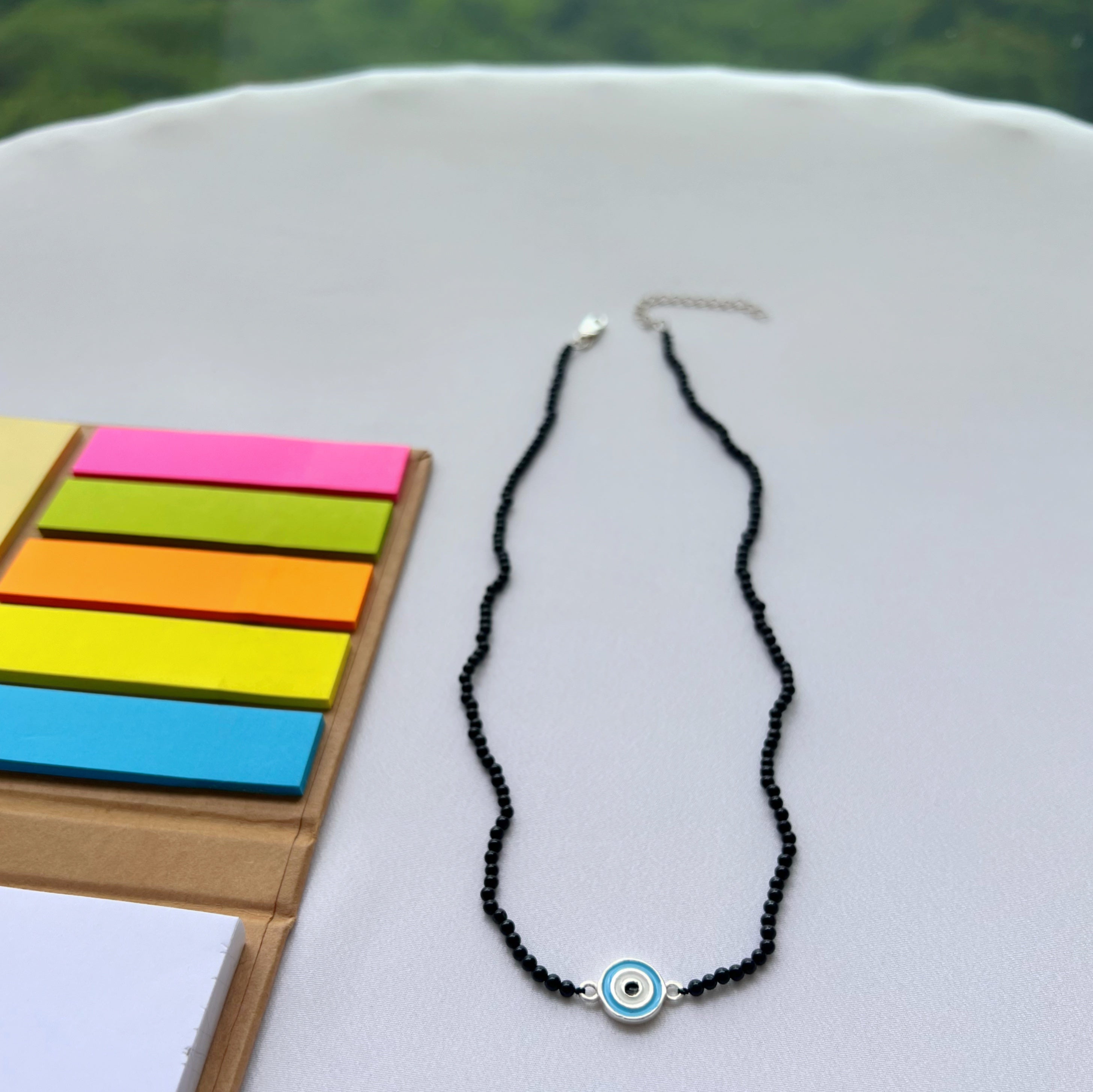 NECKLACE -  EvilEye "Nazar Tabeez" 92.5 Silver