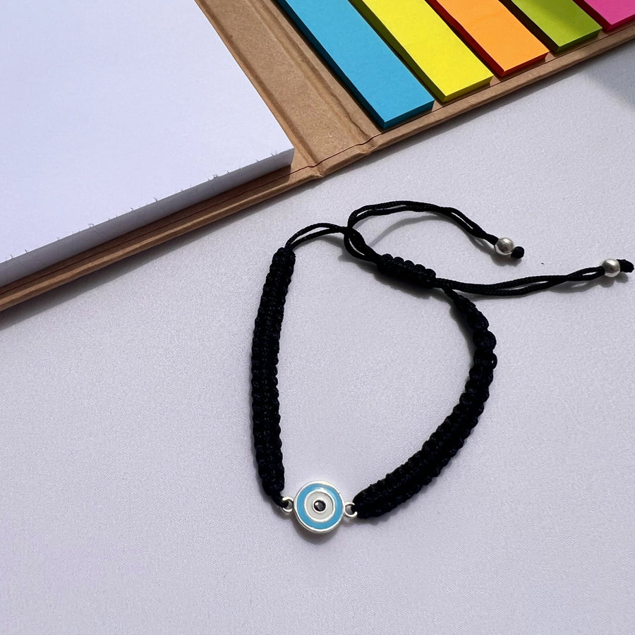 Men- EvilEye "Nazar Guardian" 92.5 Silver Bracelet