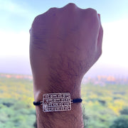 Krishna Maha-Mantra 92.5 Silver Bracelet
